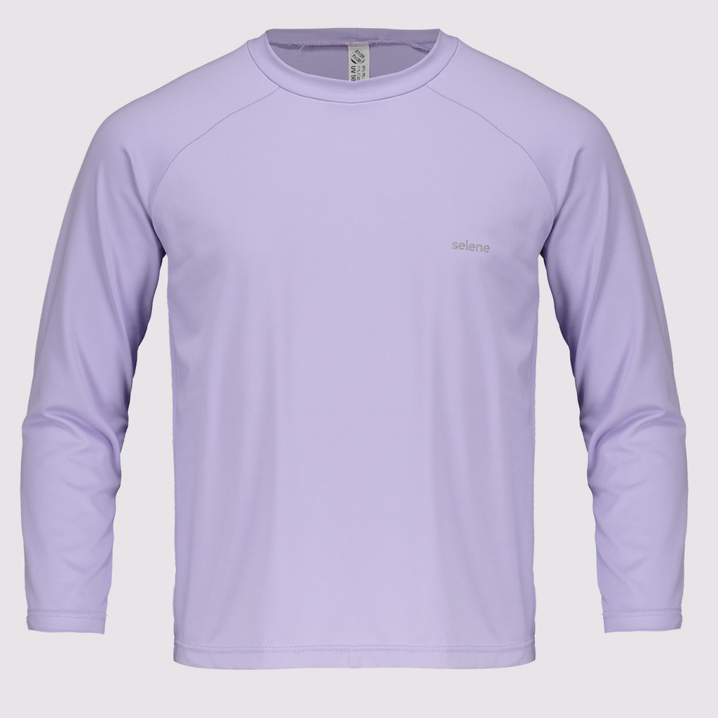Camiseta Selene UV50+ Manga Longa I Infantil Lilás