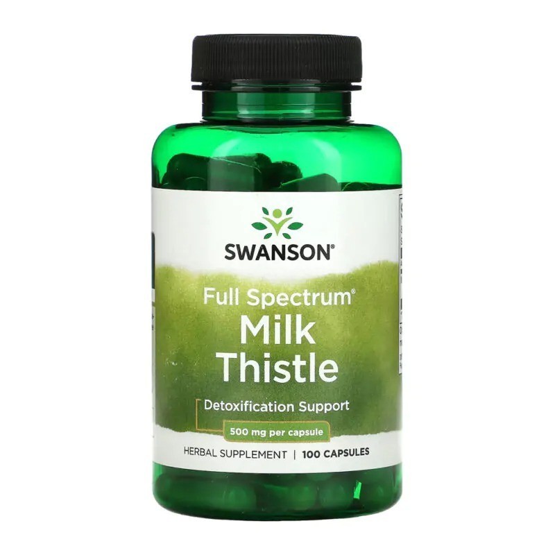 Milk Thistle 500 mg Full Spectrum (100 VCapsules) - Swanson