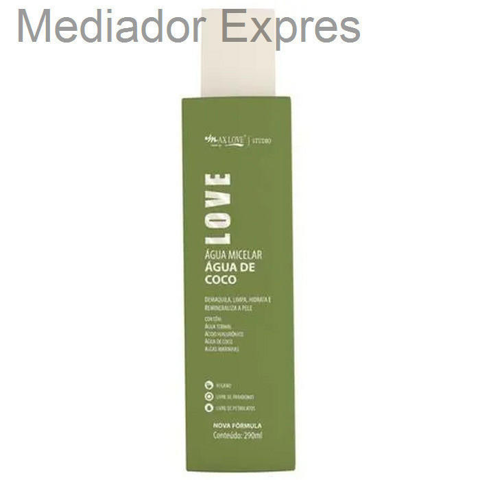 Água Micelar Max Love Agua De Coco 290mlY3HQ