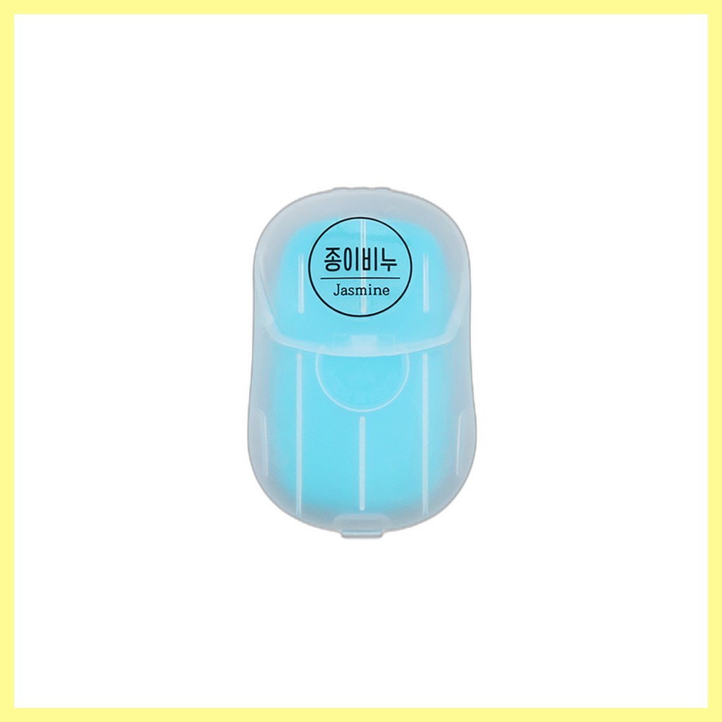 [daiso] Sabonete De Papel Portátil (Jasmim) , 15 Folhas , 1 Unidade/Coreano/Perfumado De/100 % Genuíno Da aridam