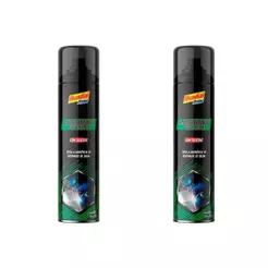 Kit 2 Antirrespingo De Solda 400ml Com Silicone Spray Anticorrosivo 250g - Mundial Prime