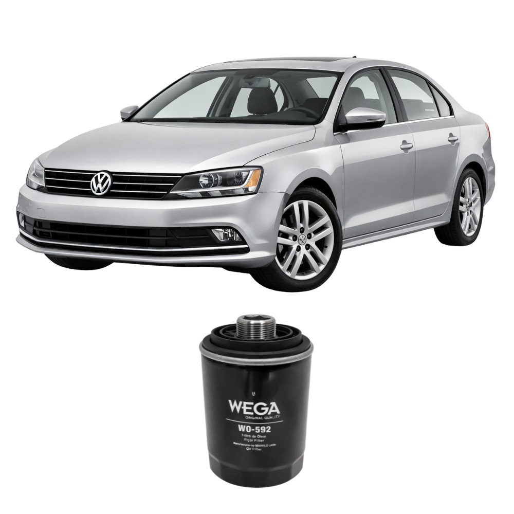 Filtro Oleo A3 A4 Q3 Eos Fusca Jetta Passat Tiguan Gasolina — imagem 2 de 2