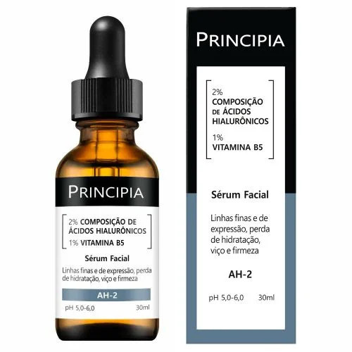 Kit 1/2 Sérum Facial Principia Ácido Hialurônico 2% + B5 Hidratação Todos os Tipos de Pele