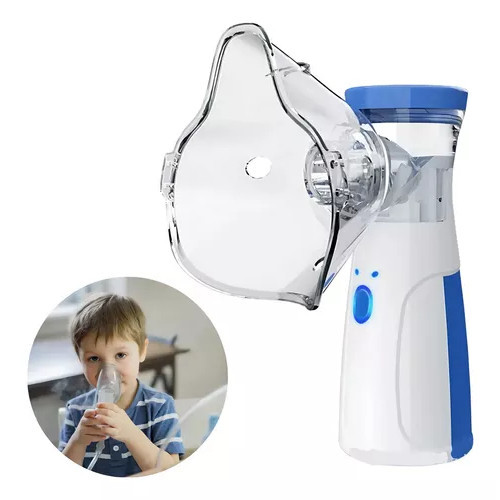 Nebulizador Portátil Mini Inalador Silencioso Ultra-sônico Automático para Adultos e Crianças