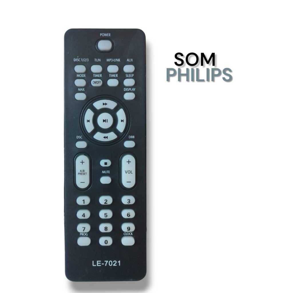Controle Remoto Compativel Som Philips FWM613X178 LE-7021