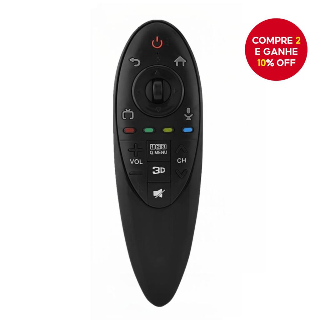 Controle Remoto de Substituição para Smart TV 3D Modelos MR500G e MR500 MBM63935937, Distância de Controle de 33ft (Sem