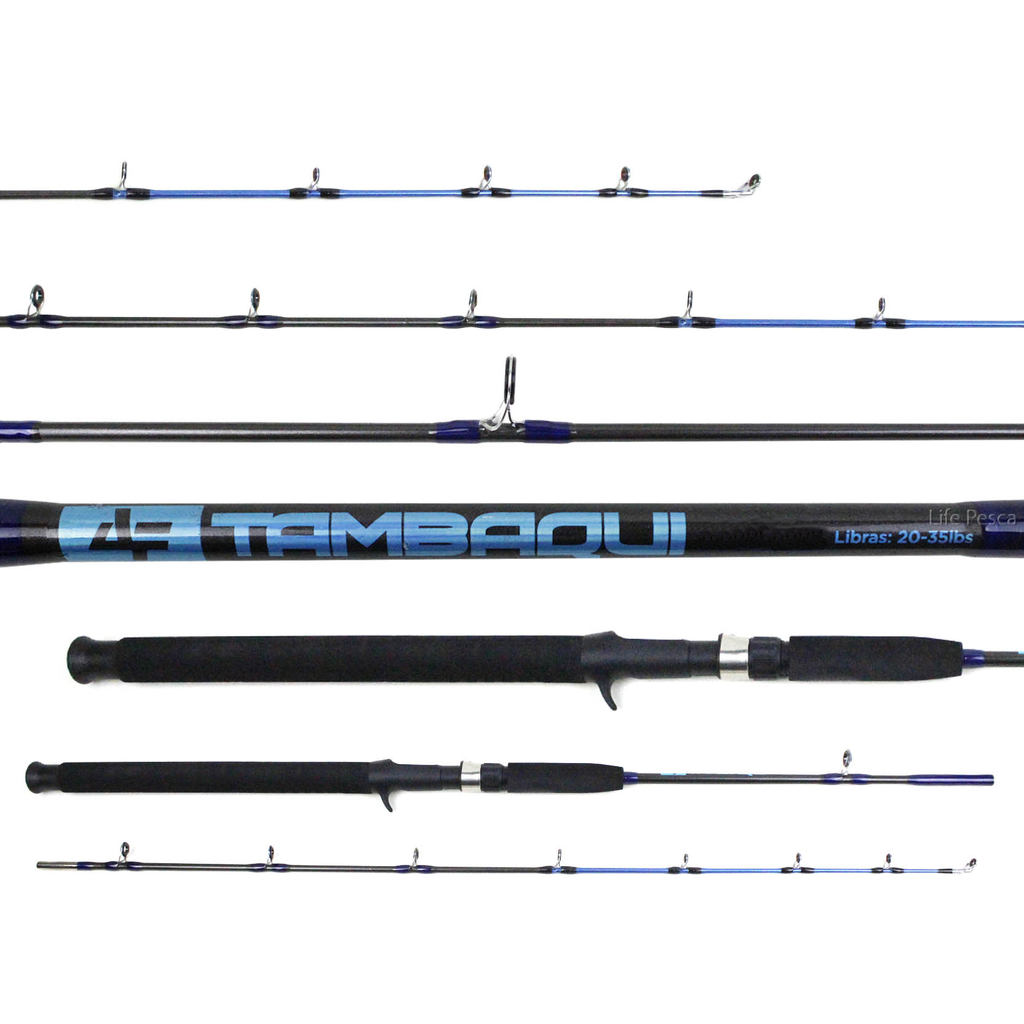 Vara Para Carretilha Albatroz Tambaqui 5'6" (1,65m) 20-35Lbs 1652 - 2 Partes