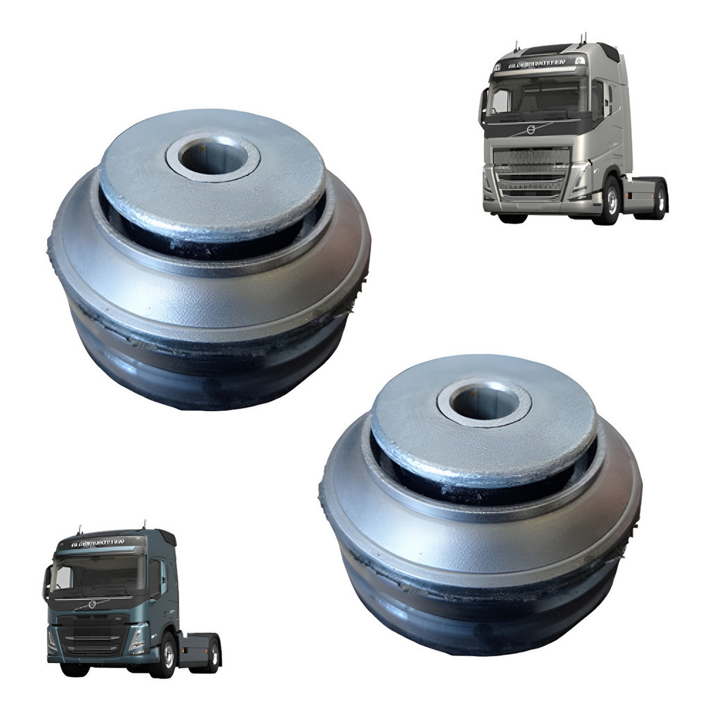 Par Bucha Coxim Da Cabine Volvo Fh Nh Fm 2008 2009 2010 2011
