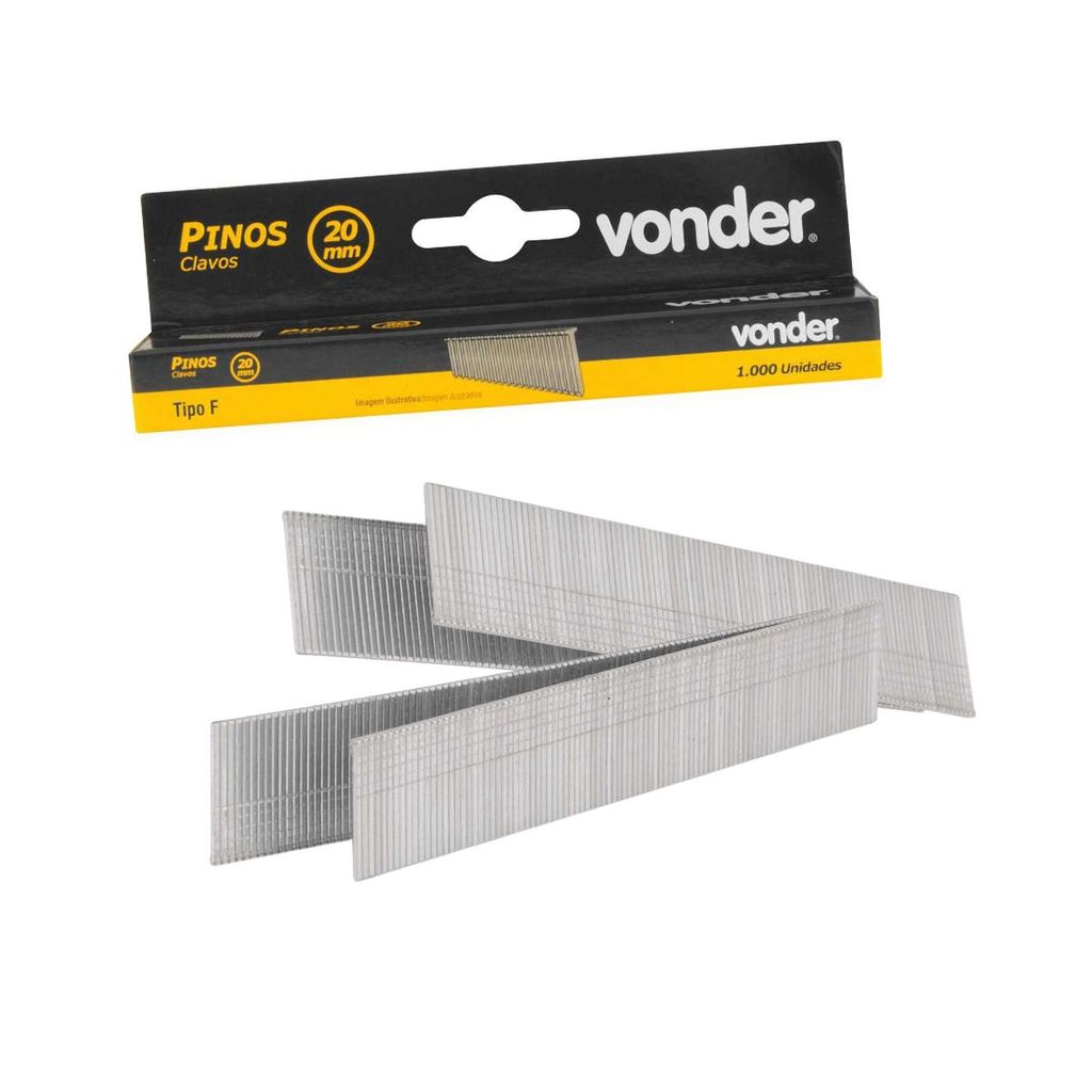Grampo/Pino 20mm para grampeador/pinador GPE916 VONDER