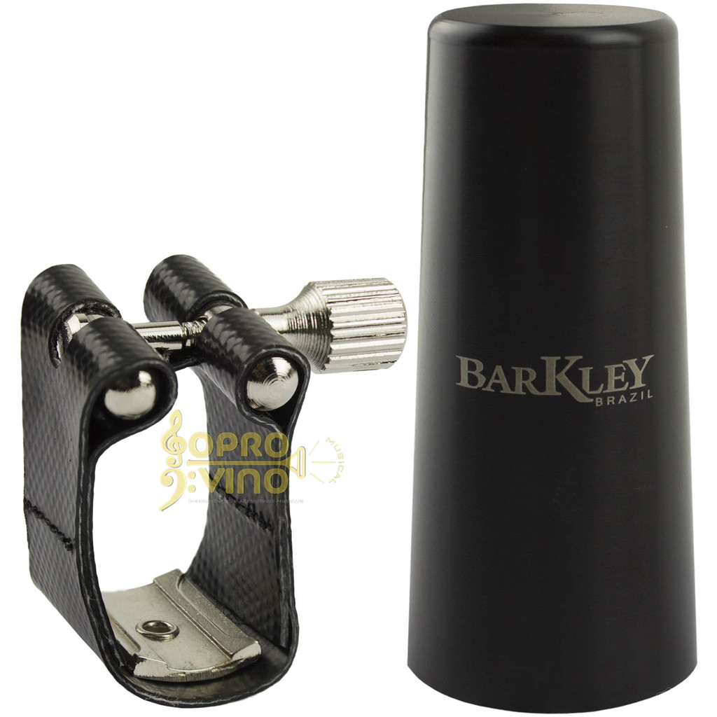 Abraçadeira Clarinete Boquilha Massa Ferragens Niquel Couro Sintético Barkley Cód. ABTCR
