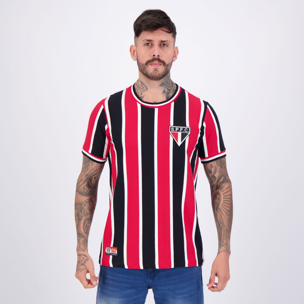 Camisa São Paulo Retrô 1969 Listrada