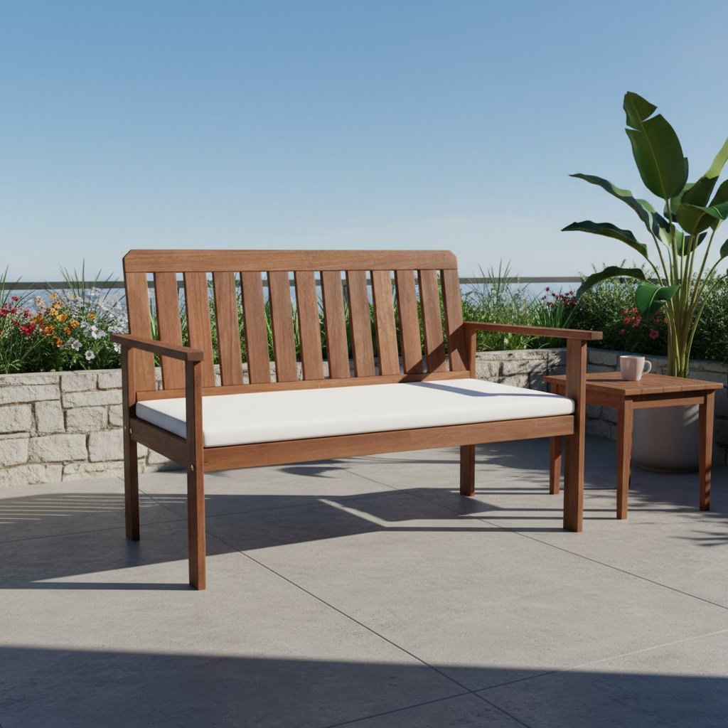 Banco de Madeira para Área Externa Havelock em Oferta na Shopee