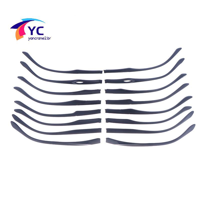 YCBR 1 Par De Óculos Templo Braço Único Dente Duplo TR90 Substituição Reparação Perna Acessórios .