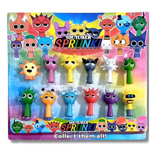 Bonecos Sprunki Rhythm Box 12 Personagens Infantil Brinquedo em Oferta na Shopee
