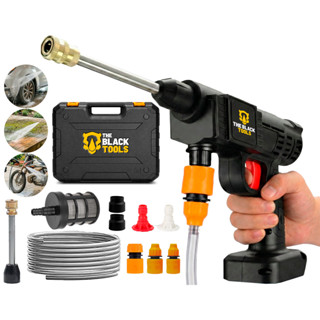 Lavadora De Alta Pressão Portátil A Bateria The Black Tools Preto Bivolt 60 Hz The Black Toos em Oferta na Shopee