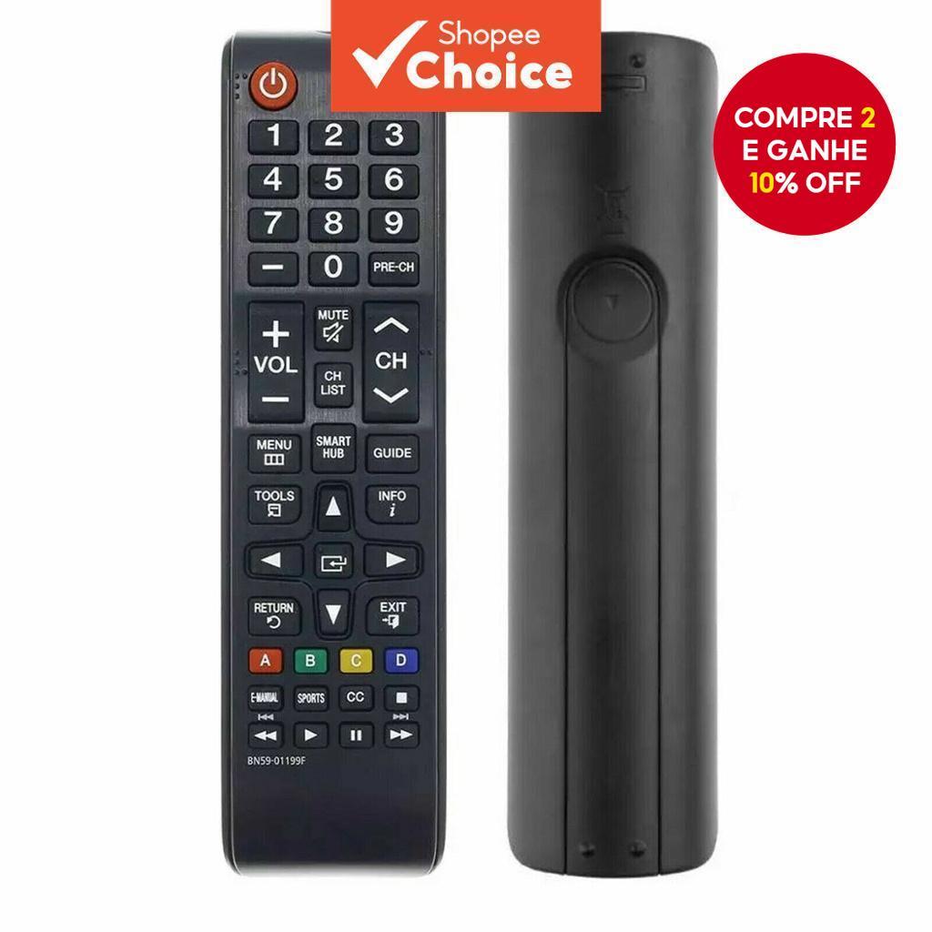 Controle Remoto Universal De Substituição Para TV Samsung BN59-01199F Samrt