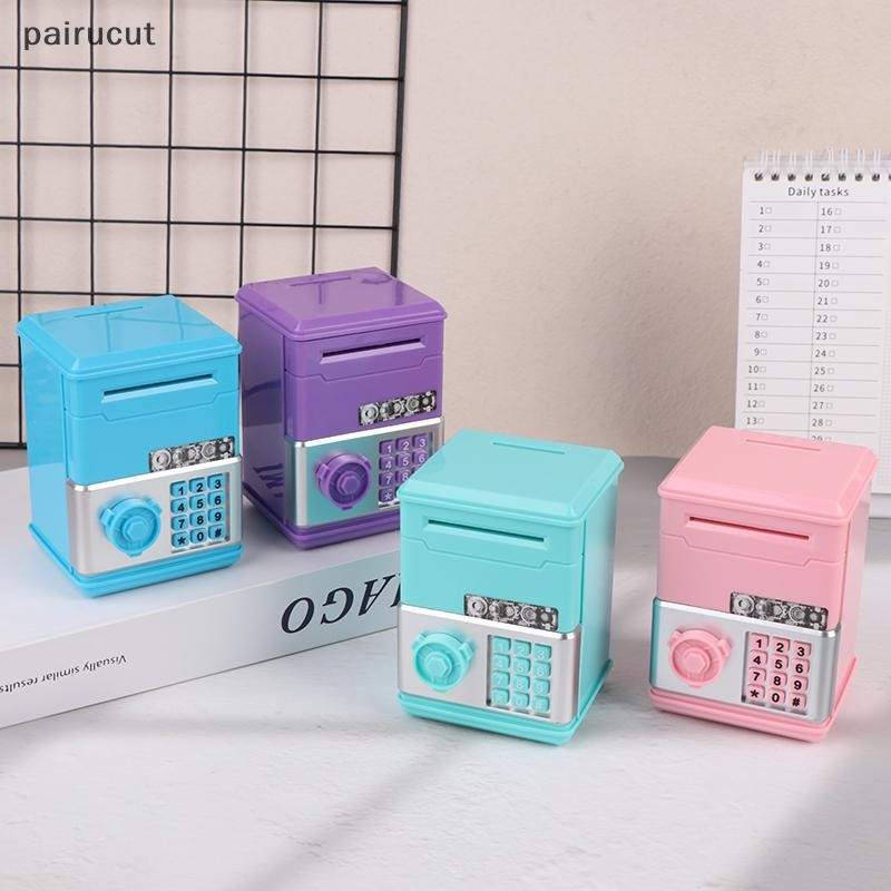 Uiu Crianças Banco De Dinheiro Senha Cofrinho Mini ATM Moeda Caixa Para Brinquedo De Aniversário Ui