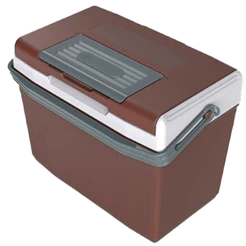 Caixa Térmica Cooler Termolar SUV de 8 Litros 20h de Conservação Cor Marrom Porta Copos Integrado
