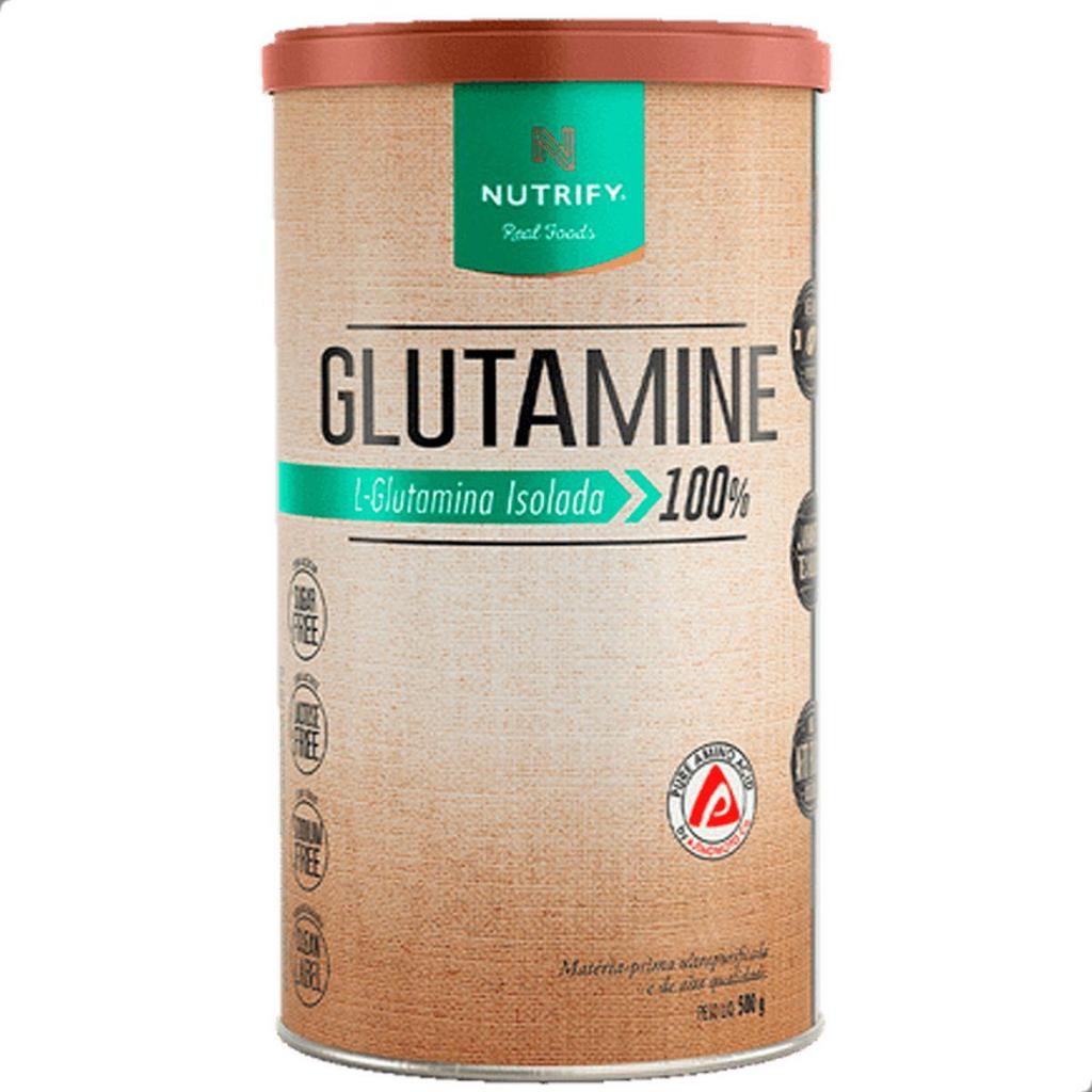 Glutamina 100% Isolada Clean Label 500g Nutrify