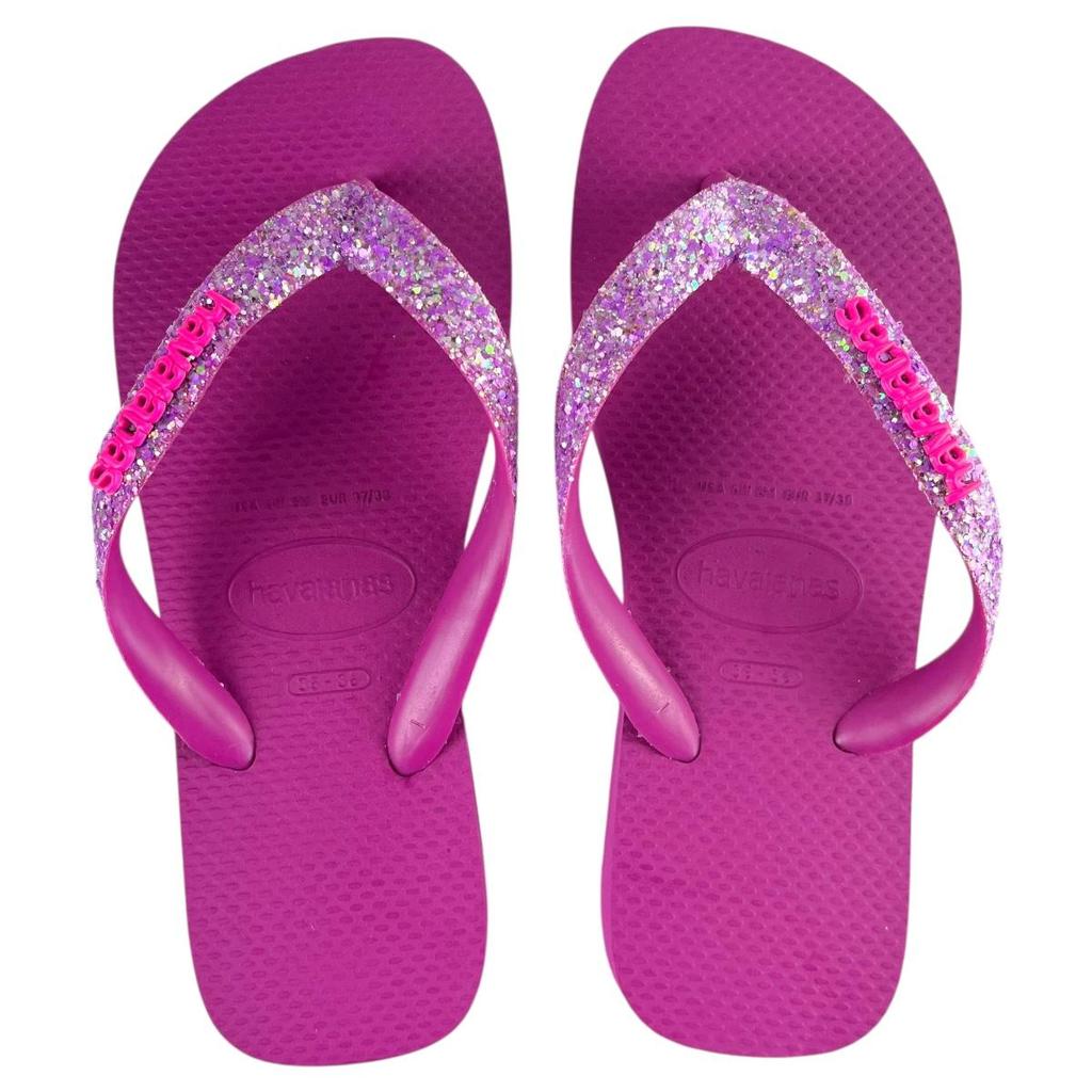 Chinelo Havaianas Feminino Top Glitter Neon Original Brilho Conforto Verão em Oferta na Shopee