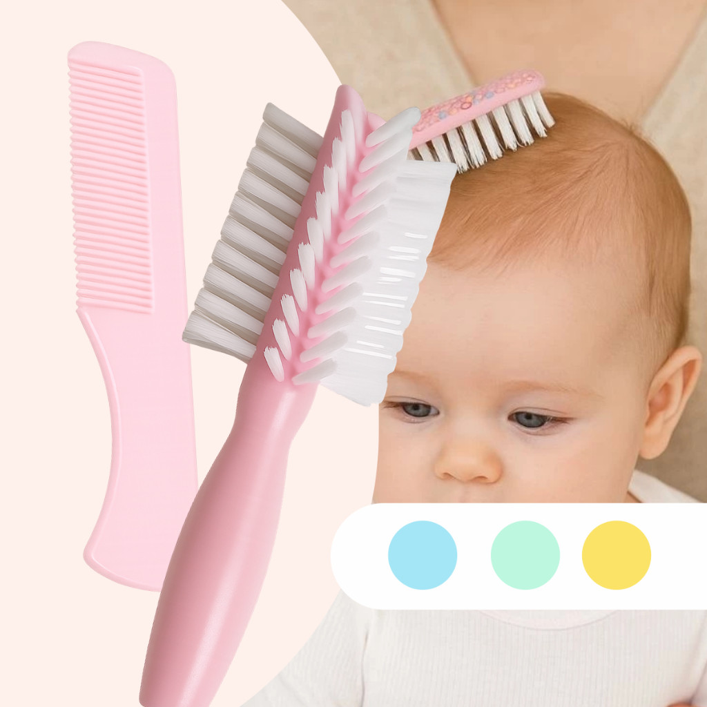 Kit Baby cabelos lindos Pente e Escova - Marilu