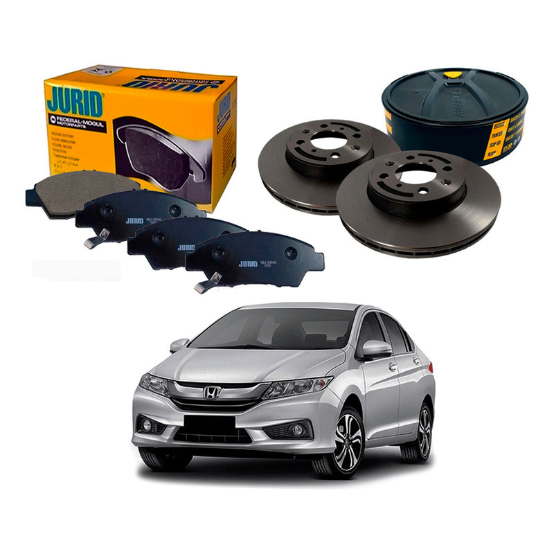 Kit Disco Pastilha Freio Dianteiro City 1.5 2015 A 2017