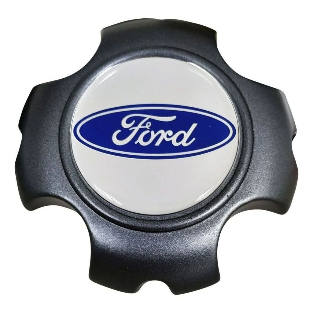 Calota Miolo Roda Ecosport Grafite Emblema Relevo