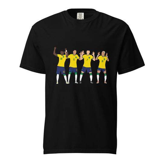 Camiseta Seleção Brasileira Premium Exclusiva Dancinha Adulto e Infantil