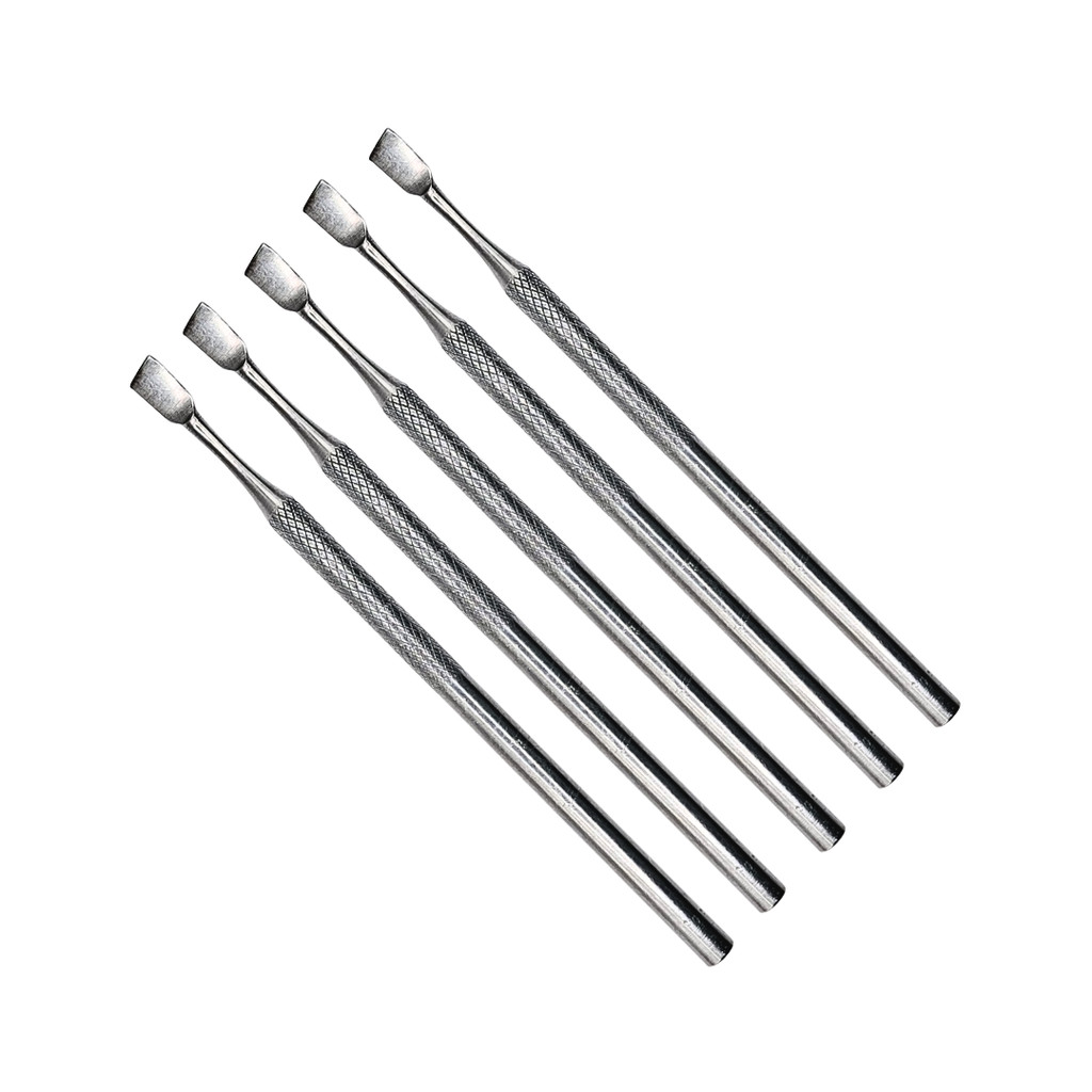 Kit 5 Raspador Nº 233 Slim 11 cm Aço Inox Podologia Manicure