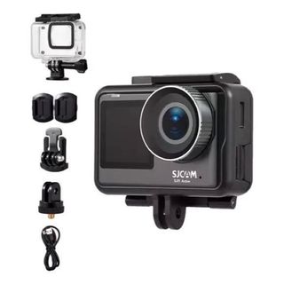 Câmera De Ação Sjcam Sj11 4k Active Com Tela Dupla Cor Preto