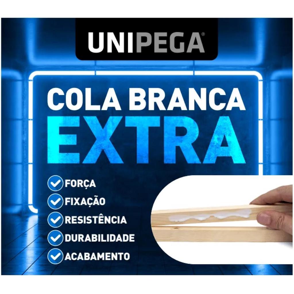 Cola Branca PVA Extra Unipega para Madeira, MDF e Papel · foto 2