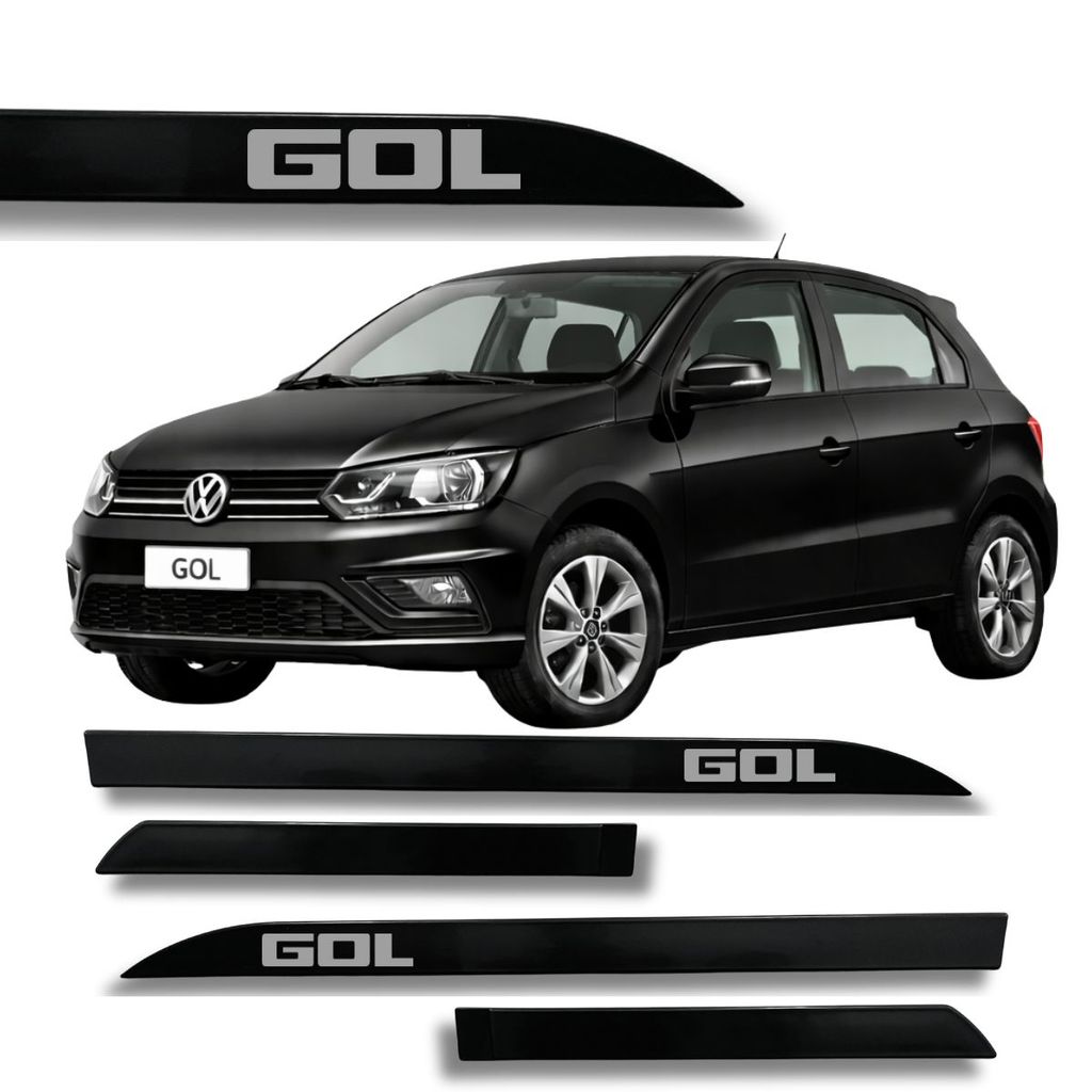 Friso Porta VolksWagen Gol Original Preto Ninja  2018 A 2025