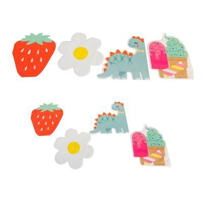 Guardanapo Decorado para Festa  - Kit com 20 Unidades em Oferta na Shopee