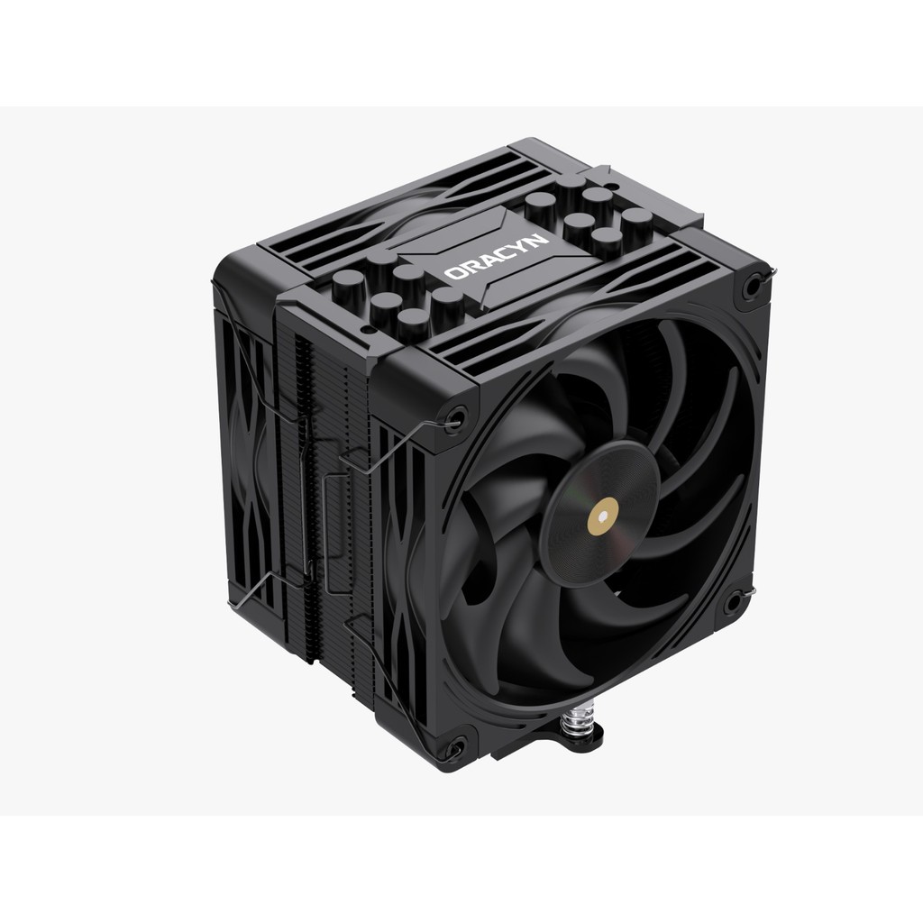 Air Cooler CPU Oracyn Preto 6 Heatpipes 230W 120mm Stealth