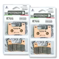 Kit Pastilhas de Freio Dianteiras Z900 / Z1000 / Ninja 1000 / Hayabusa 1300 / Vstrom 1000 Potenza Sinterizada