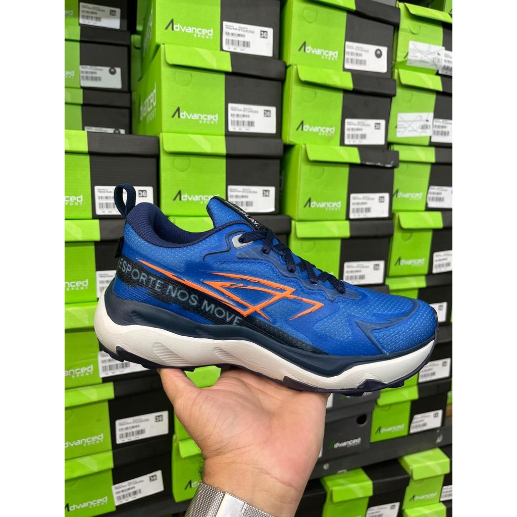 Tênis Masculino Esportivo Advanced Flutua Pró Corrida Academia Treino Caminhada Dia A Dia Trabalho