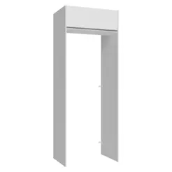 Porta-Geladeira 83 cm 1 Porta Basculante Branco Glamy Madesa