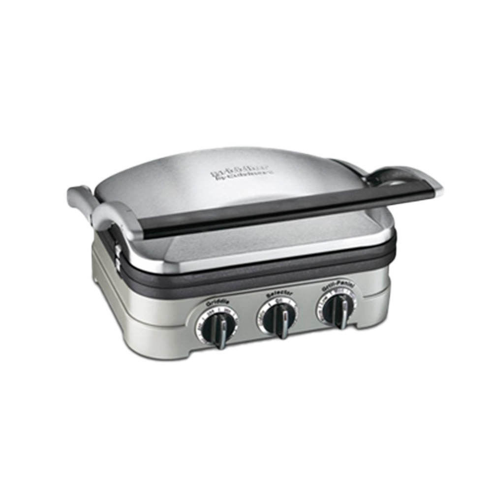 Sanduicheira e Grill 5 em 1 Semipro Inox 127V Cuisinart ® - GR-4NCBR