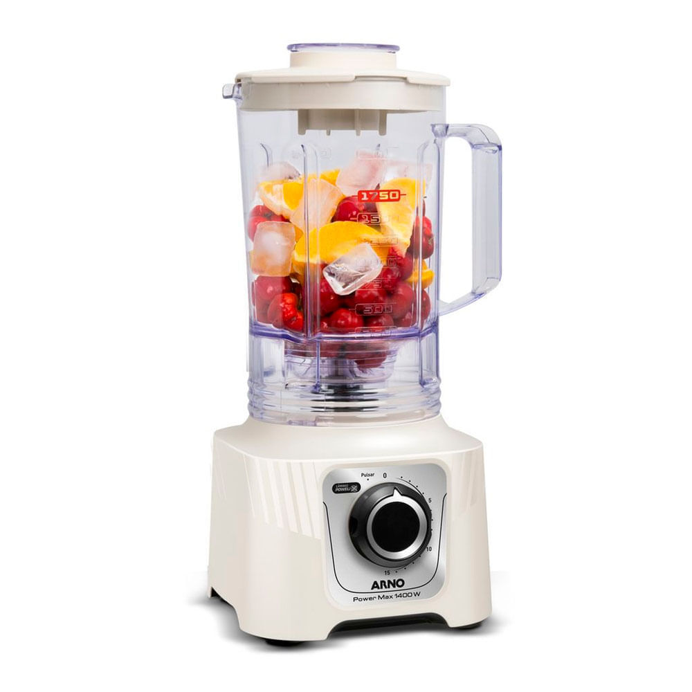 Liquidificador Power Max Arno 1400W LN64 Marfim 127V em Oferta na Shopee