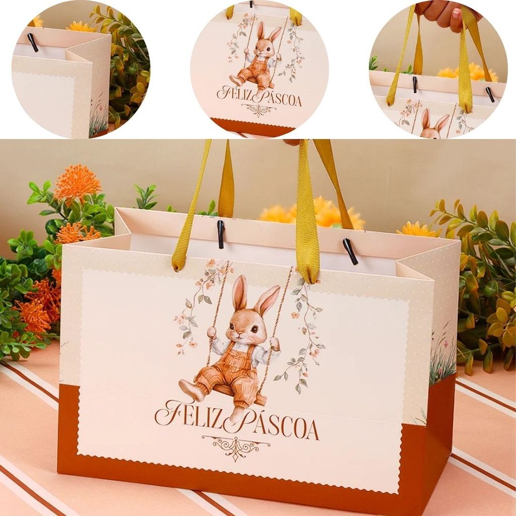 10 SACOLA HORIZONTAL 16X13X26CM ACOLHER 5465 ( PASCOA JANGO 2026 )