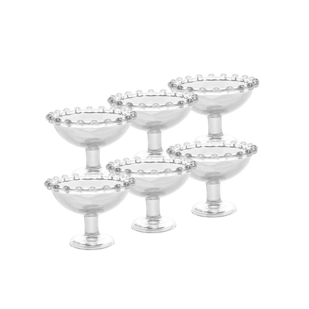 6 Taças Wolff Pearl de Cristal em Oferta na Shopee