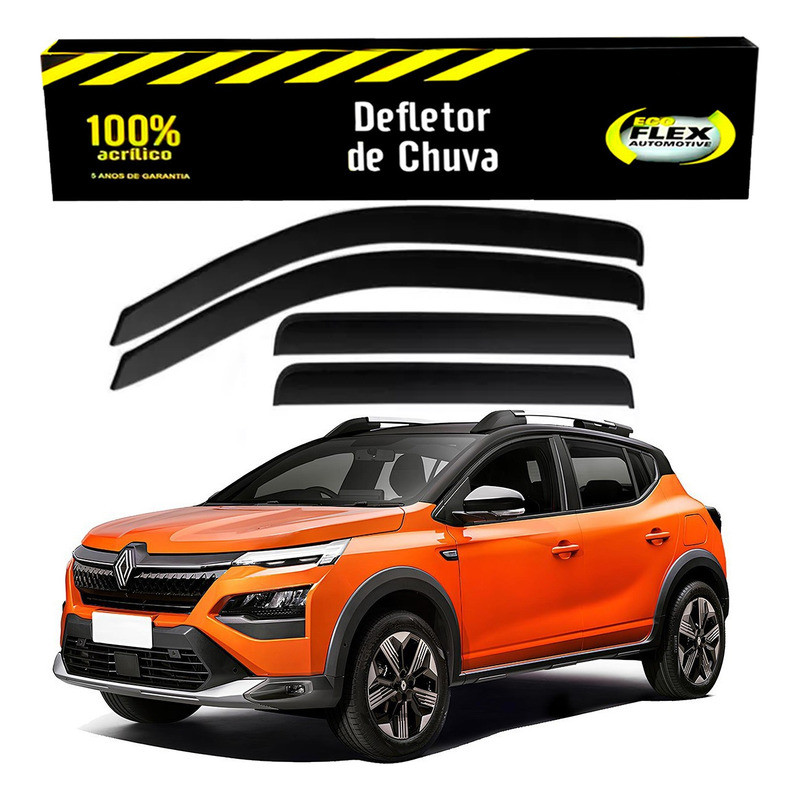 Jogo Defletor Calha Chuva 4 Porta Kardian 1.0 2024 A 2025