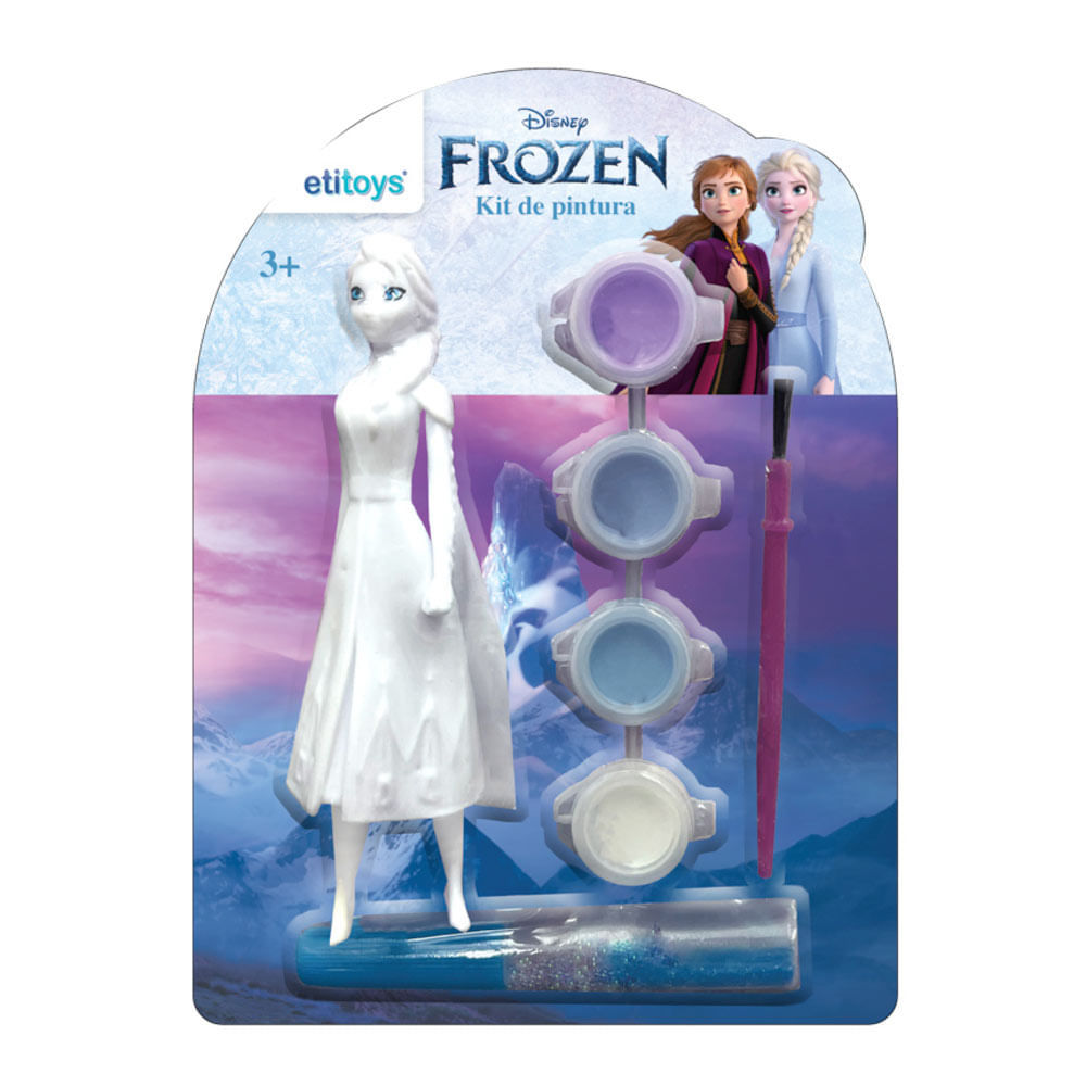 Kit Pintura Frozen 4 Peças Etitoys em Oferta na Shopee