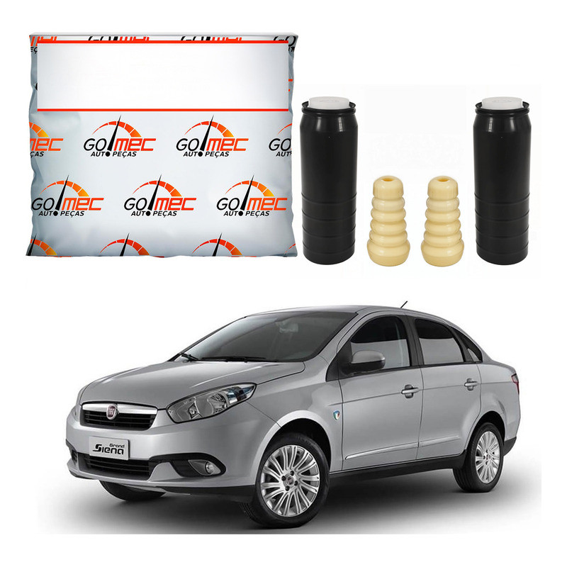 Kit Batente Traseiro Grand Siena 1.4 1.6 2012 A 2016