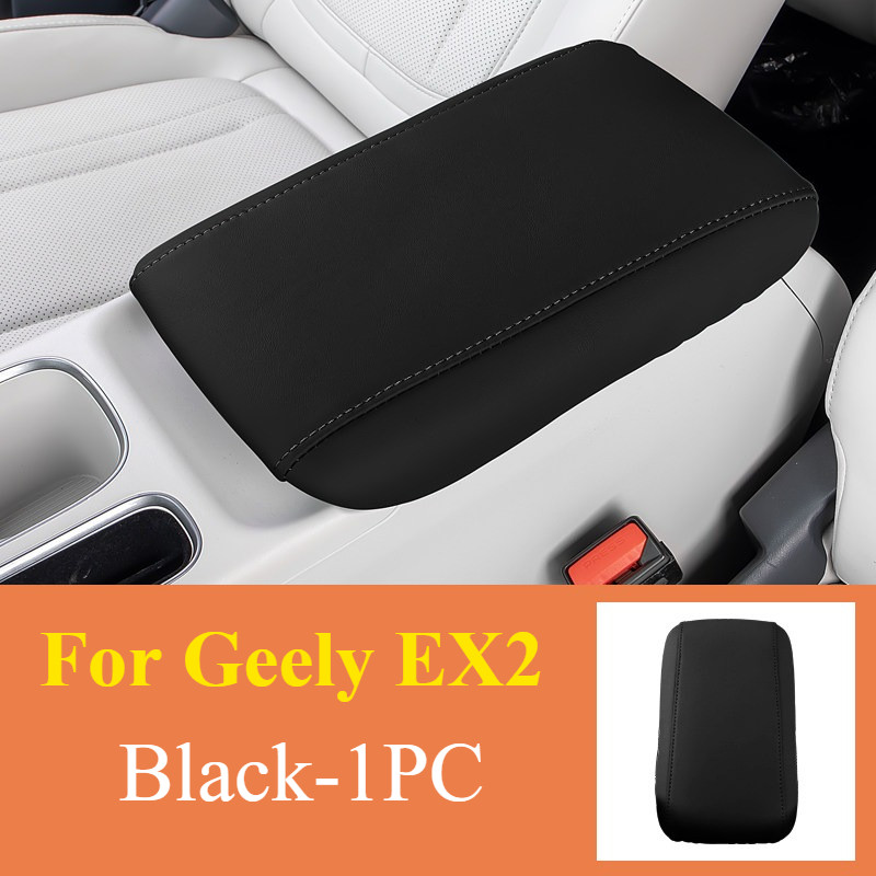 Capa De Apoio De Braço De Couro Premium Para Geely EX2 Geome Xingyuan Center Console Protetor Deslizante