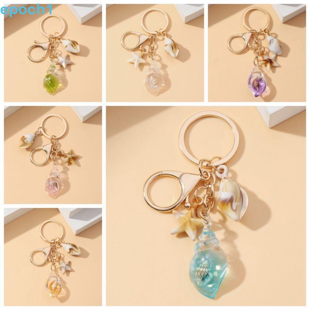 Chaveiro De Concha Luminosa EPOCH1 , Decoração De Mochila Que Brilha No Escuro , Pingentes De Praia Do Mar , Criativo em Oferta na Shopee