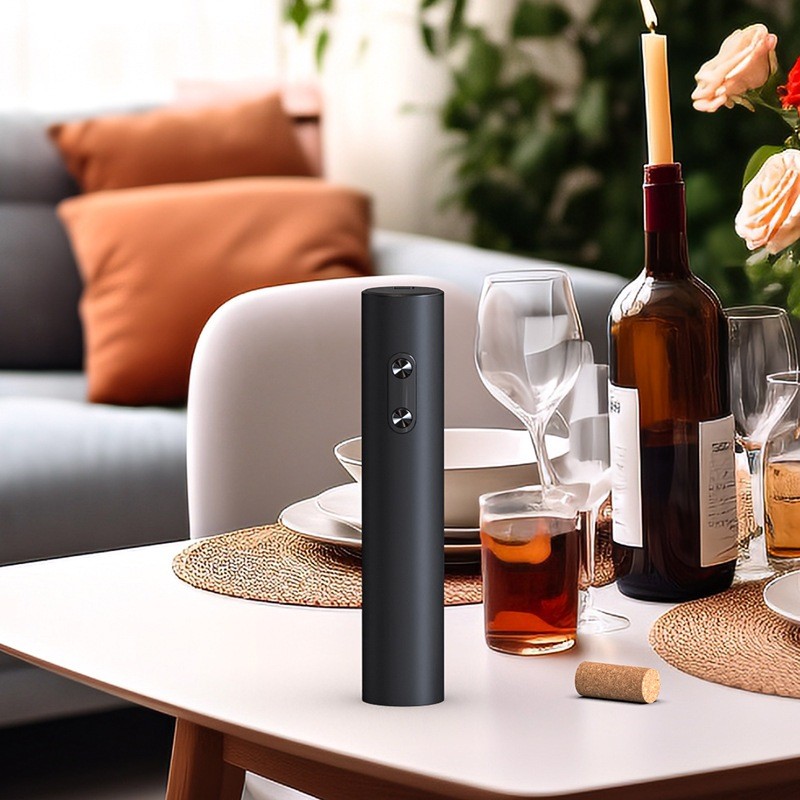 Kit Saca Rolhas Abridor De Vinho Garrafa Automático Elétrico de Acessórios para Vinho