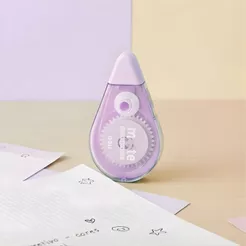 Corretivo em Fita Silencioso MUTE - Roxo - 5mmx12m - 1 unidade - Deli - Rizzo