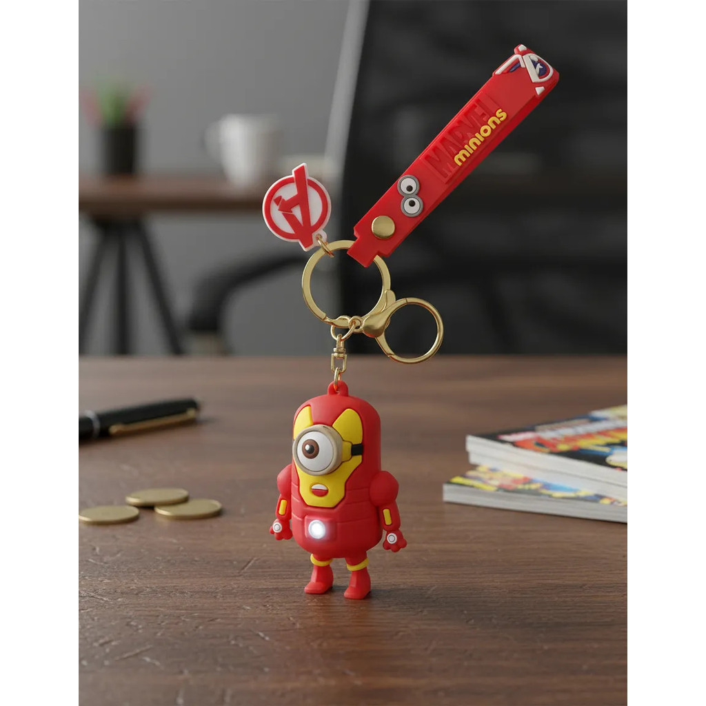 Bob Minion 3d Chaveiro Plástico Resistente Cor Chaveiro Minion Robô