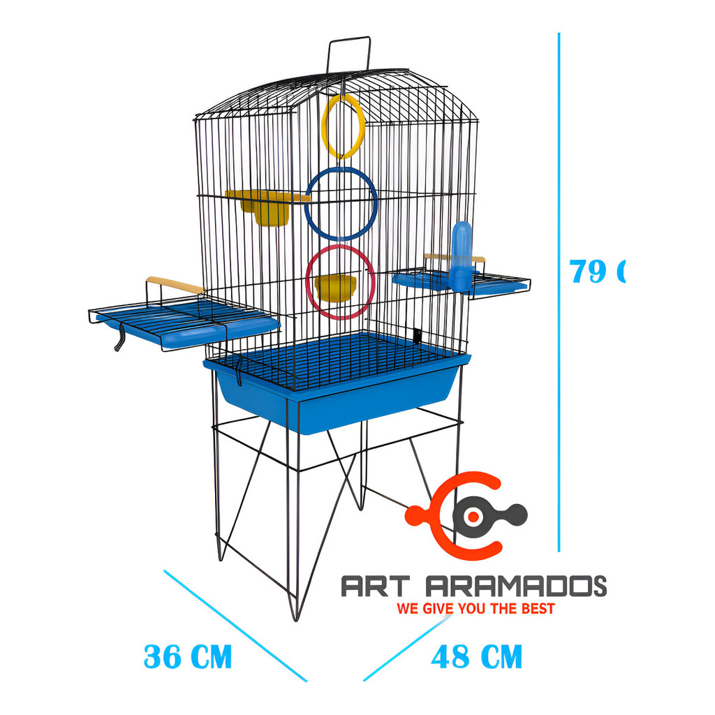 Mini Viveiro Para Calopsitas E Pássaros E Argapones